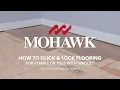 How to Install UniClic Click Lock Flooring Easy DIY LVP Laminate Installation Tutorial
