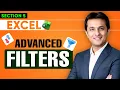 Section 6 Master Sorting Filters Tables Advanced Excel Techniques Excel Tips Tricks