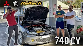 749 HP PEUGEOT 306 SWAP 4G63 MITSUBISHI ÉVO 6 🤯😈 (By Jo Prépa) 🇷🇪