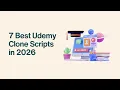 Best Udemy Clone Scripts 2026 eLearning Marketplace Comparison