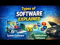 Types of Software Explained System Software vs Application Software Computer Basics Day 2