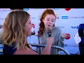 Francesca Capaldi Interview at Mattel s Party on the Pier