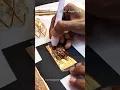 Gold heat foiling how to use a foil quill pen