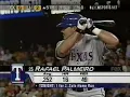Rafael Palmeiro goes 3-for-5 with 2 HRs
