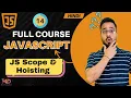 JavaScript Tutorial in Hindi Scope and Hoisting in JS 2025