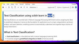 Text Classification Using the Scikitlearn