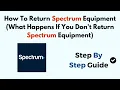 How To Return Spectrum Equipment What Happens If You Don t Return Spectrum Equipment