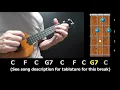 Pack Up Your Sorrows - Clawhammer Ukulele with Tablature