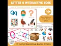 Letter Q Interactive Book boom cards
