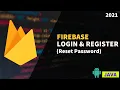 Firebase Login Register App With Email Part - 9 Reset Password