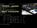 PyDOS update - PyBasic memory optimization