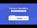Custom Checkbox CSS Styling Checkbox How To Make Custom Checkbox Using HTML And CSS