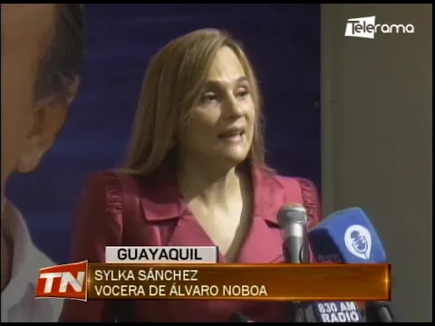 Sylka Sánchez insiste en que la candidatura de Álvaro Noboa es legal