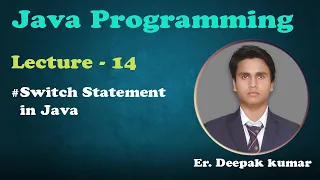 Switch Statement in Java Lecture - 14 Java Tutorials for Beginners in Hindi Language