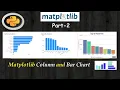 Python Data Visualization Matplotlib Seaborn Plotly Create Column and Bar Chart