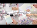 Download Lagu journal with me 📔🤍🌷ft. Liene |midori notebook unboxing, asmr, stickers|