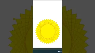 Draw Sun Using Python Turtle