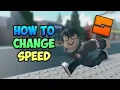 How to Change Speed ROBLOX STUDIO