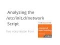 Analyzing the d network Script - Advanced Bash Scripting Course LiveLessons