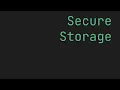 FLUTTER Secure Storage
