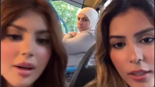 بث مباشر بداية ونهاية الشجار نارو مع امرأة في الباص عركة 