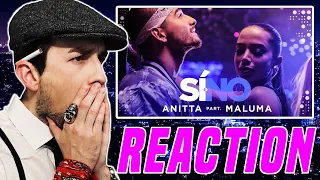 anitta si o no feat maluma video oficial reaction 