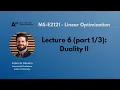 MS-E2121 - Linear Optimization