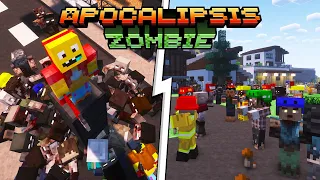 SOBREVIVÍ a INVASIÓN ZOMBIE REALISTA en MINECRAFT *APOCALIPSIS ZOMBIE* #1