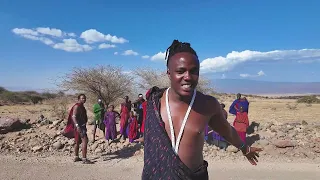 I met the maasai in ngorongoro