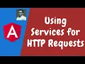 95 Using Services for Http request with HttpClient Communicate Services and Components in Angular