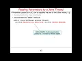 Java Threads Passing Parameters to a Thread