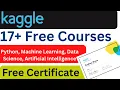 Kaggle Free Courses Python Machine Learning Data Science Artificial Intelligence