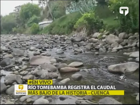 Río Tomebamba registra el caudal más bajo de la historia - Cuenca
