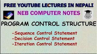 Program Control Structure Sequence Selection Iteration NEB XI Computer Notes