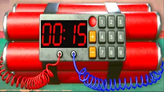 15 Second Timer Bomb with Loud Music Fifteen Second Timer Bomb Timer Bomb 15 Second Bomb Timer