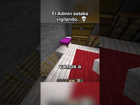 El Admin estaba observando 💀 #minecraft