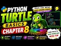 Python Turtle Chapter 8 Patterns Designs in Hindi Advanced Turtle Graphics