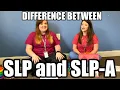 The difference between SLP and SLP-Assistant