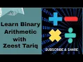Binary Addition Subtraction Multiplication Division Mathematic Arithmetic Operations