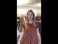 How to tie and knot a LuLaRoe Carly Dress