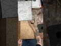 Tracing canvas for a Paint Party for spring
