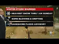 Chicago Weather Heavy Snow Through Early Sunday Up To 10 Inches Total Possible
