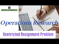 Restricted Assignment Problem