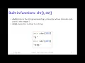 COMP215 Lecture 6 Functions Part1