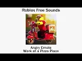 Angry Sound Effect 😡 - Roblox Work at a Pizza Place