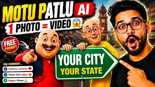 how to create viral instagram motu patlu ai videos trending motu patlu village video editing
