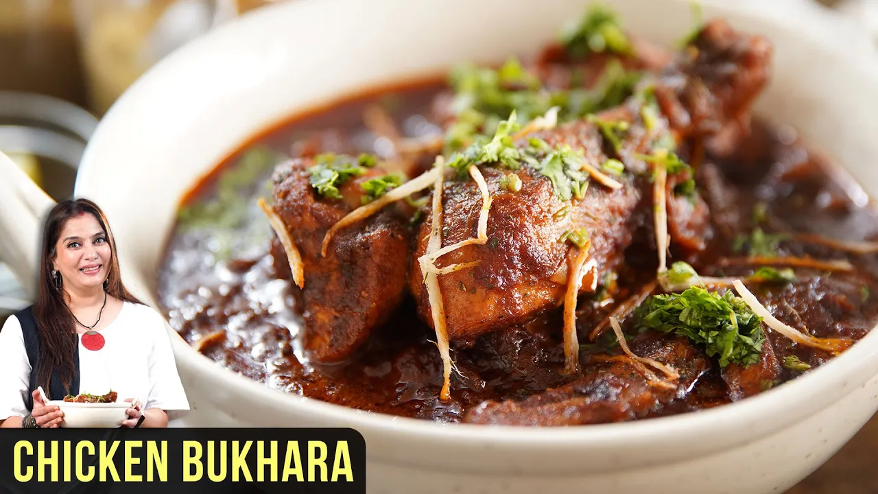 Chicken Bukhara Recipe   How To Make Chicken Bukhara Masala   Chicken Recipe By Smita Deo