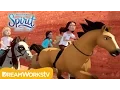 Lucky and Spirit to the Rescue | SPIRIT RIDING FREE | Netflix
