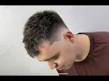 Drop Fade with Texured Top French crop top Haircut