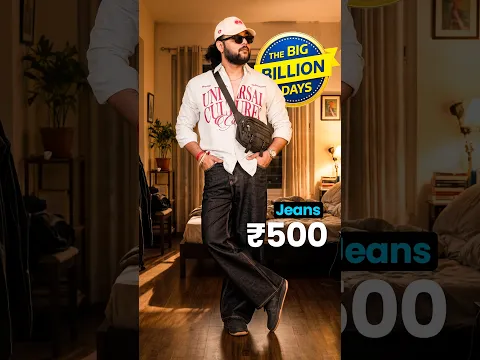 Flipkart Big Billion Days: Straight Fit Jeans Under ₹500 #shorts #Jeans #onechance